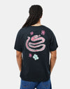 RVCA x Mark Oblow Snake T-Shirt - Black