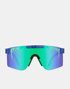Pit Viper Leonardo Polarized Sunglasses - Blue Green Mirror