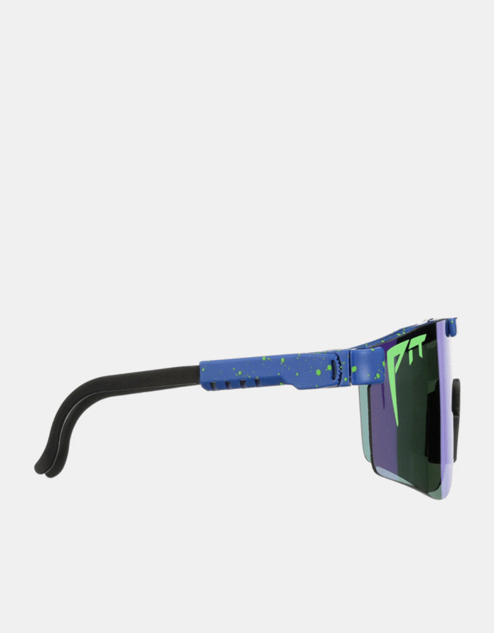 Pit Viper Leonardo Double Wide Sunglasses - Blue Revo Mirror