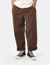 Obey Big Easy Canvas Pant - Dark Brown