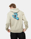 Santa Cruz Screaming Hand Chest Pullover Hoodie - Nickel