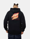 Santa Cruz Flamed Not A Dot Pullover Hoodie - Black
