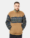 Columbia Rugged Ridge™ Sherpa Half Snap - Spruce/80's Stripe Print/Delta