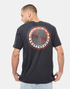 Madness Swirl Dot T-Shirt - Vintage Black