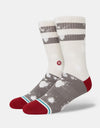 Stance x Ishod Wair Custom Crew Socks - Off White