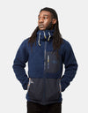 Picture Pemberton Zip Fleece Hood - Dark Blue