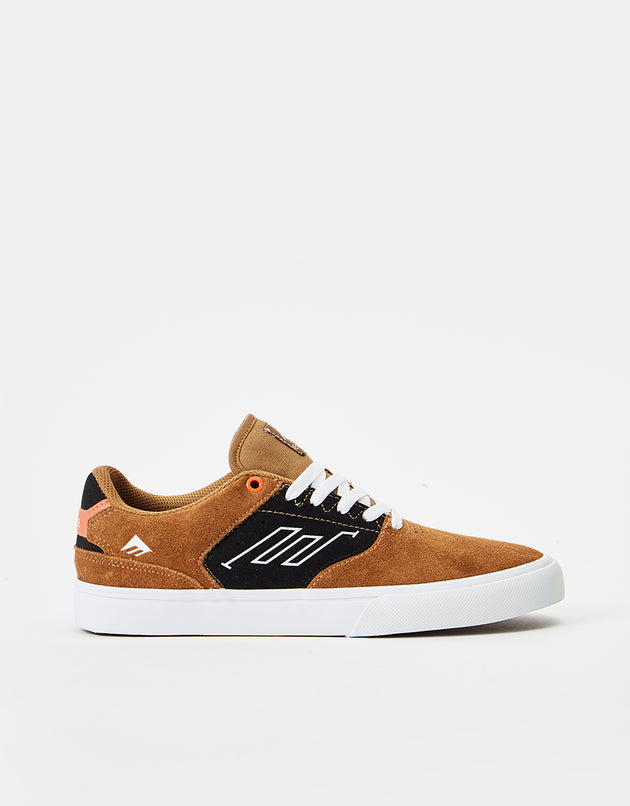 Emerica The Low Vulc Skate Shoes - Brown/Black