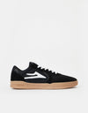 Lakai Atlantic Skate Shoes - Black/Gum Suede