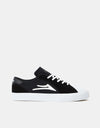 Lakai Flaco II Skate Shoes - Black/White Suede