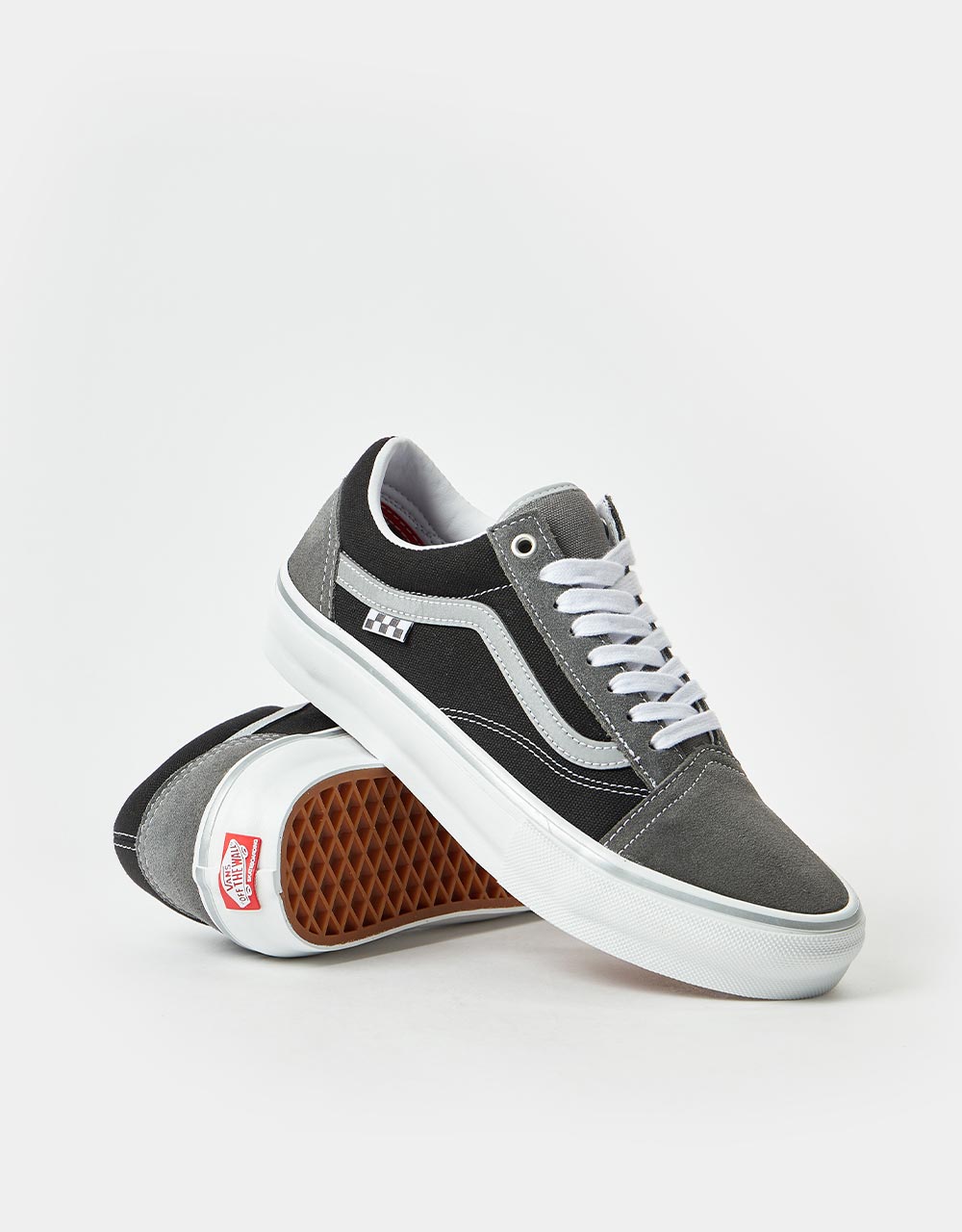 Vans Skate Old Skool Shoes - (Reflective) Black/Grey
