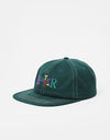 Butter Goods Scope 6 Panel Cap - Forest Green