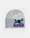 Butter Goods World Beanie - Ash Grey