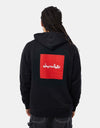 Chocolate Chunk Square Pullover Hoodie - Black