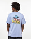 Santa Cruz Screaming Hand Divide T-Shirt - Digital Violet