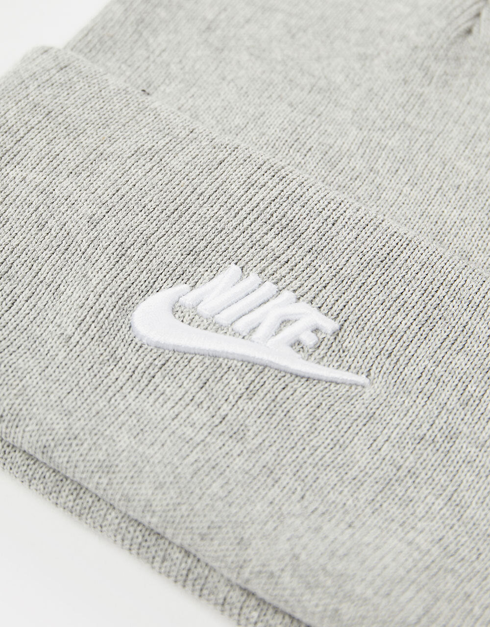 Nike NSW Futura Utility Beanie  - Dark Grey Heather/White