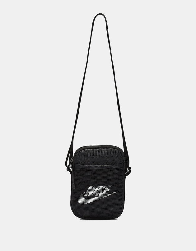 Nike Heritage Cross Body Bag 4L - Black/Black/White