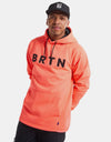 Burton Crown Weatherproof Pullover Hoodie - Tetra Orange