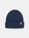 Crab Grab Claw Label Beanie - Navy
