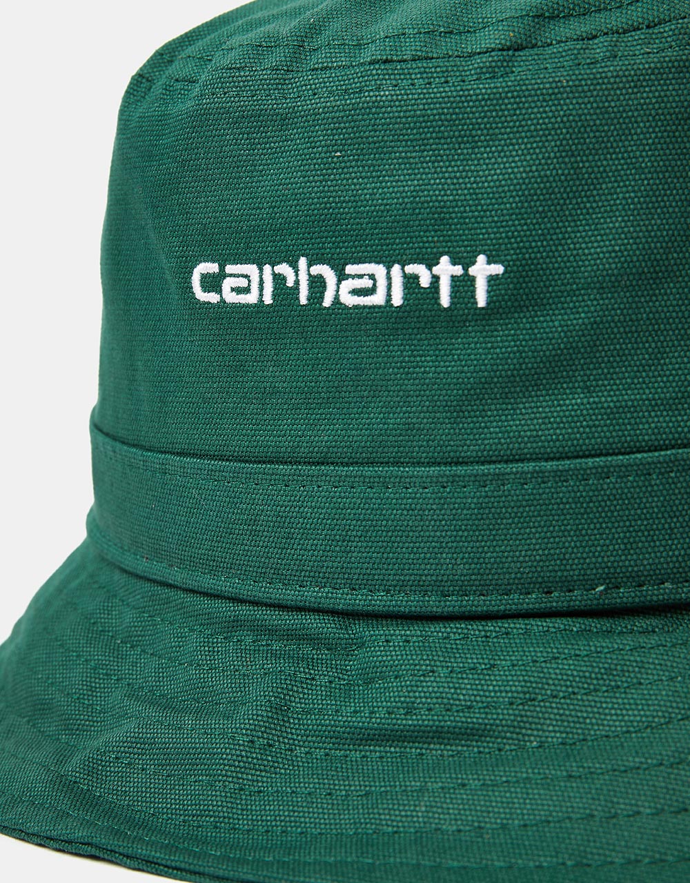 Carhartt WIP Script Bucket Hat - Treehouse/White