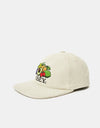 Obey Fruits 6 Panel Snapback Cap - Unbleached