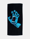 Santa Cruz Screaming Hand Beach Towel - Black