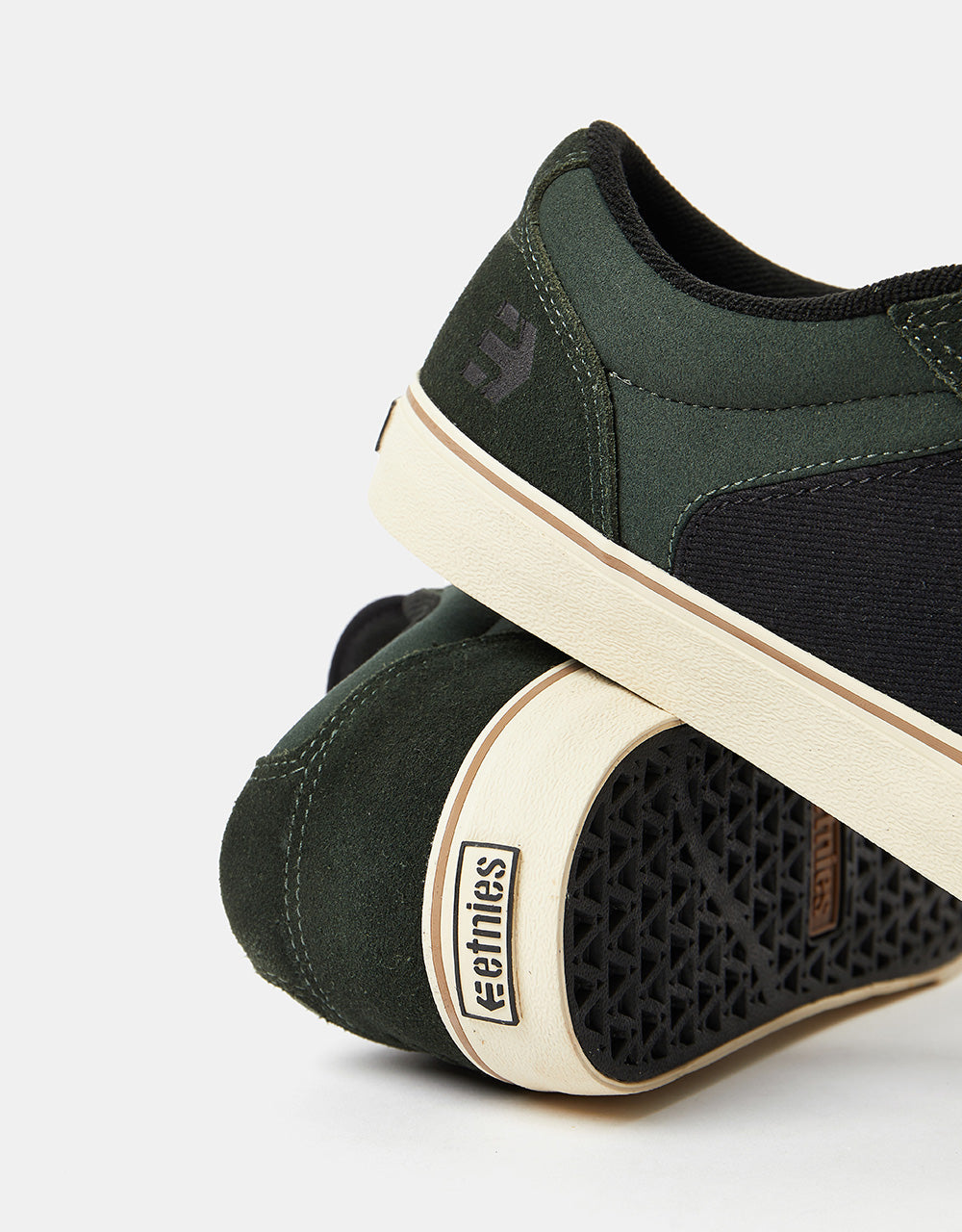 Etnies Barge LS Skate Shoes - Green/Black