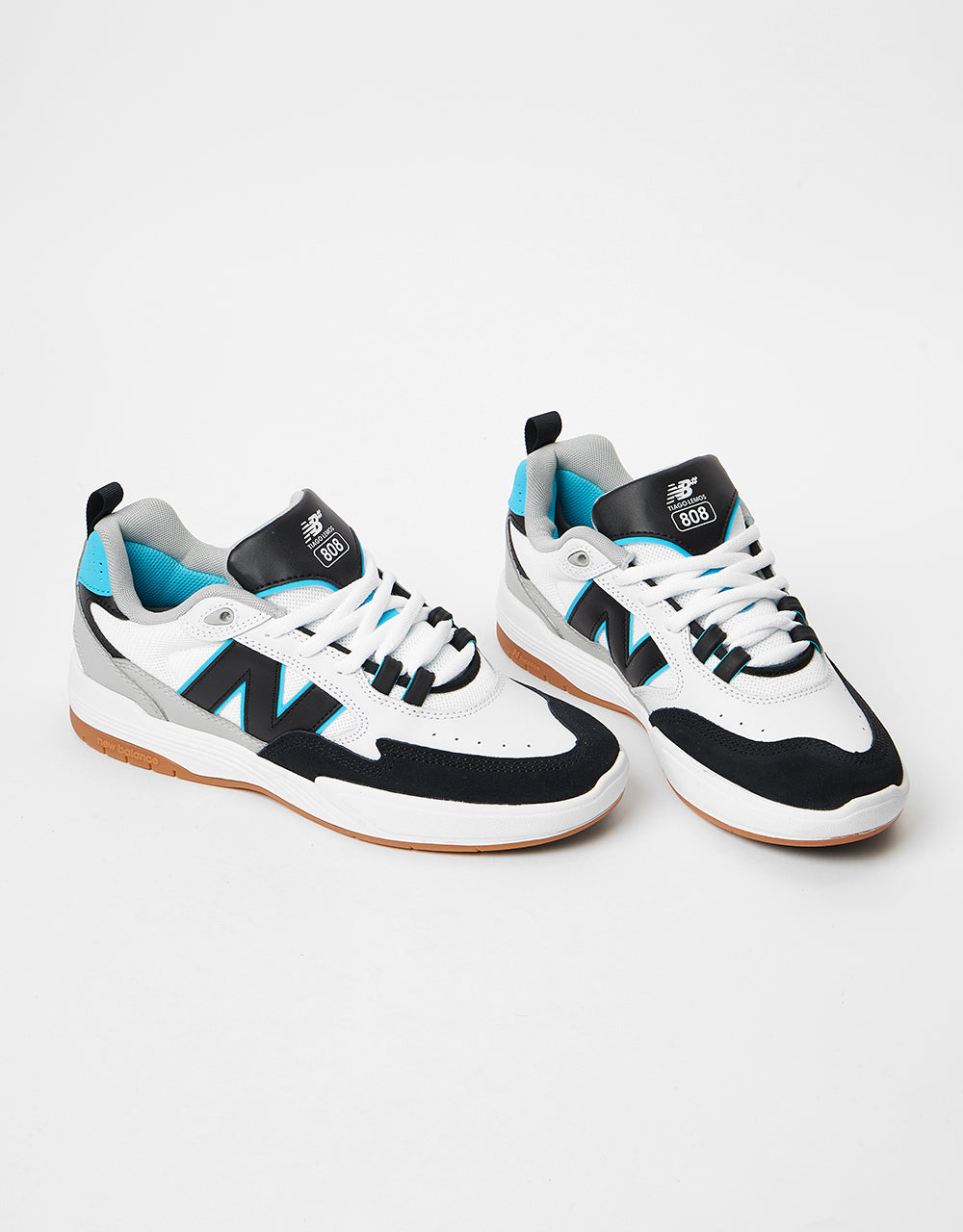 New Balance Numeric 808 Skate Shoes - White/Teal