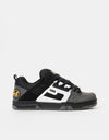 DVS Comanche Skate Shoes - Black/White/Charcoal Nubuck