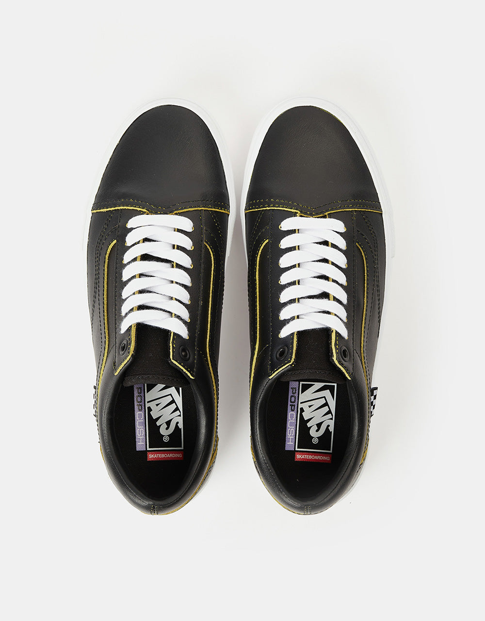 Vans Skate Old Skool R1 UK Exclusive Skate Shoes - (Wearaway) Black/True White