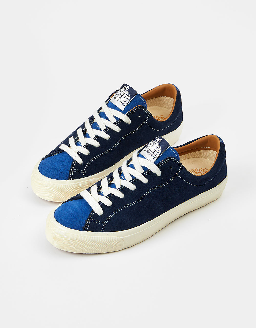 Last Resort AB VM003 Suede Lo Skate Shoes - Duo Blue/White