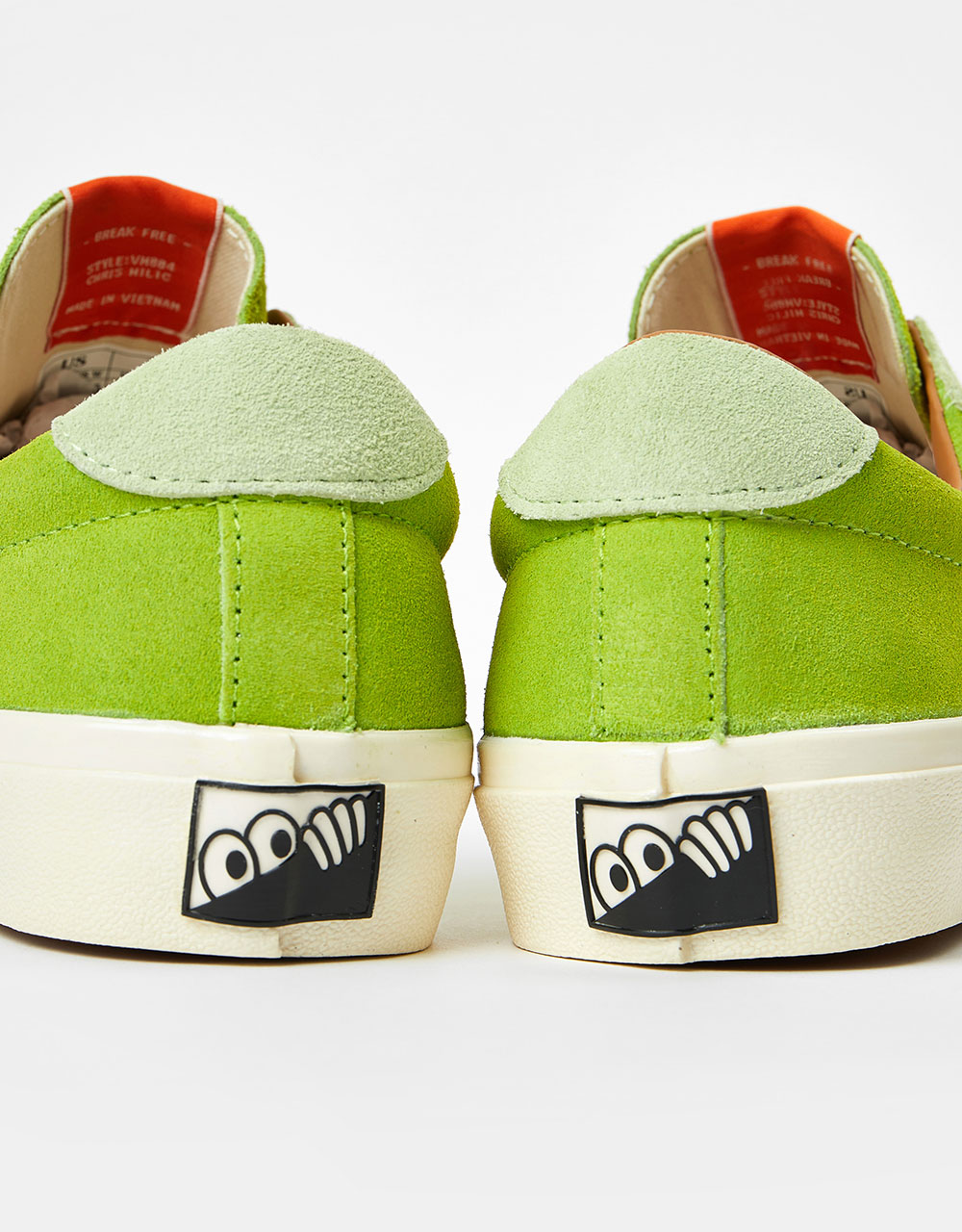 Last Resort AB VM004 Milic Suede Lo Skate Shoes - Duo Green/White