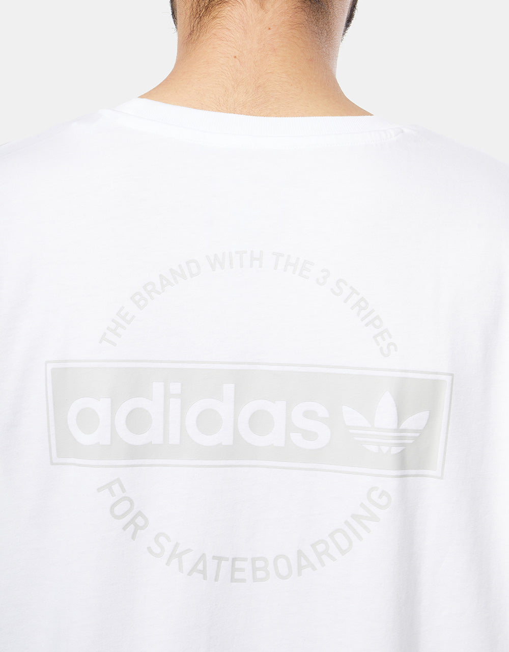 adidas 4.0 Circle T-Shirt - White/Grey One