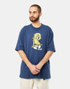 Butter Goods x The Smurfs Harmony T-Shirt - Denim