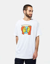 Krooked Moonsmile T-Shirt - White/Multi