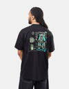 HUF x Alien Labs H-Type 420 T-Shirt - Black