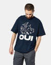 Quasi Oui T-Shirt - Navy