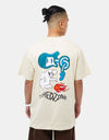 Tired Ghost Organic T-Shirt - Beige