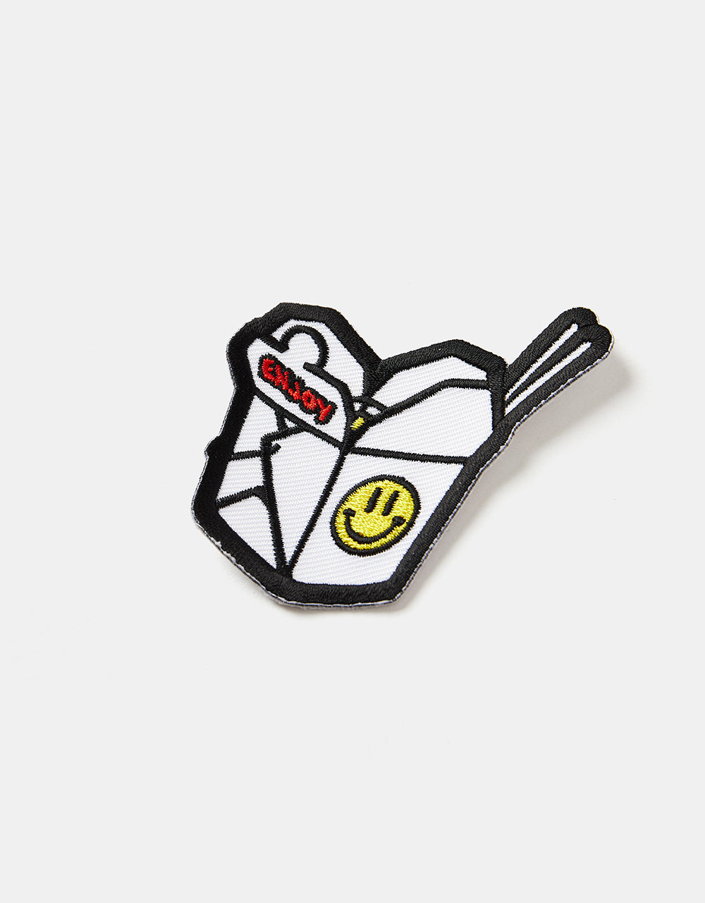 Route One Noodles Embroidered Patch - White
