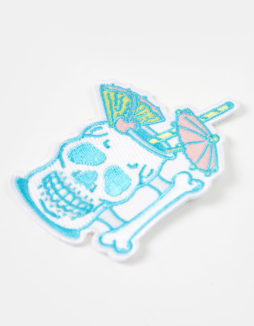 Route One Paradise Embroidered Patch - White