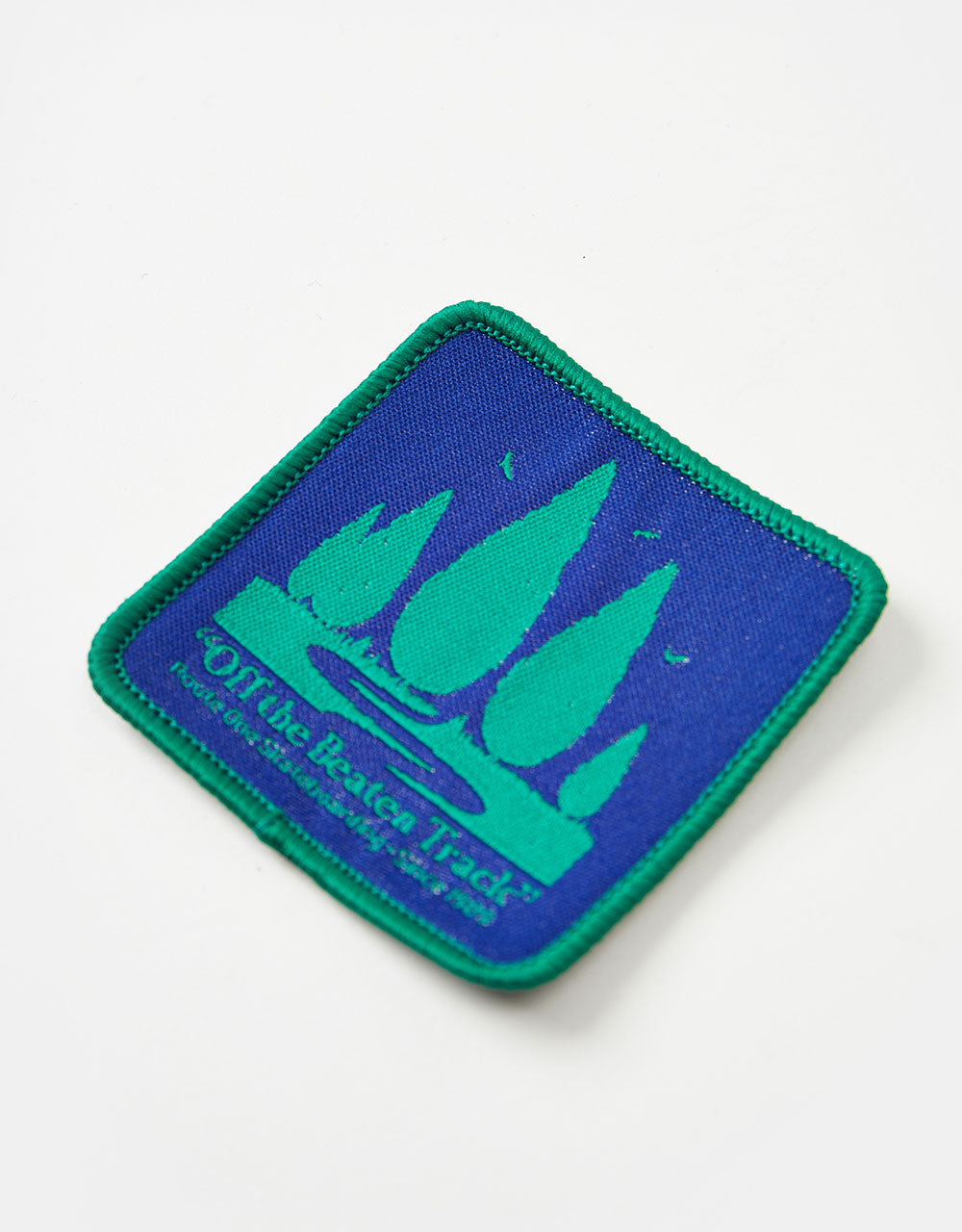 Route One Off The Beaten Track Woven Patch - Blue
