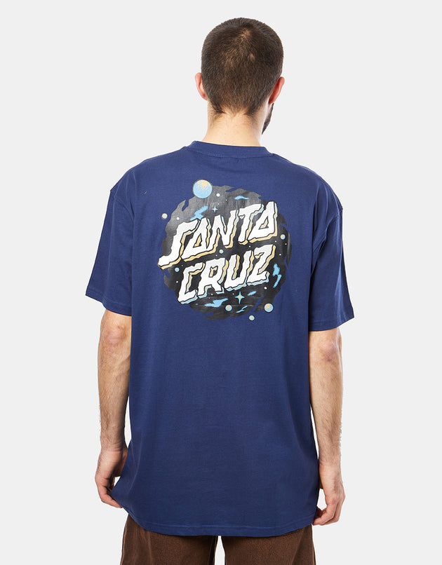 Santa Cruz Wooten Ominous Dot T-Shirt - Midnight Blue