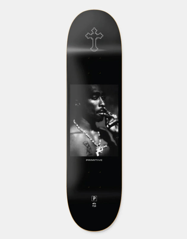 Primitive x Tupac Platinum Skateboard Deck - 8.25"