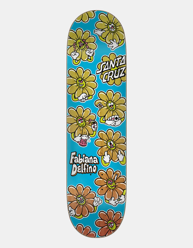 Santa Cruz Delfino Wildflower VX Skateboard Deck - 8.25"