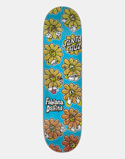 Santa Cruz Delfino Wildflower VX Skateboard Deck - 8.25"