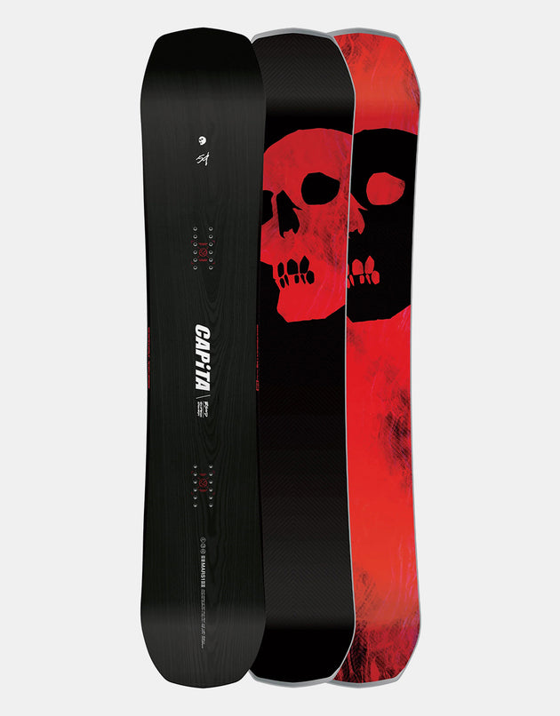 Capita Black Snowboard of Death 2023 Snowboard - 159cm