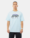 Patagonia Back For Good Organic T-Shirt - Fin Blue