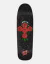 Santa Cruz Dressen Rose Cross Shaped Skateboard Deck - 9.31"