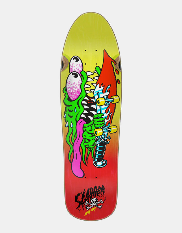 Santa Cruz Meek Slasher Shaped Skateboard Deck - 9.23"