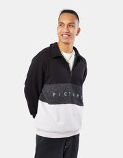 Picture Carawa Organic 1/4 Zip Sweater - Black