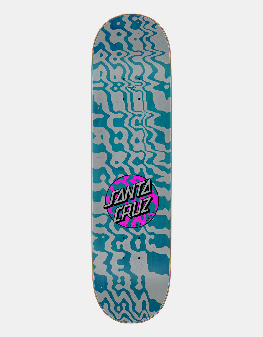 Santa Cruz Zebra Marble Dot Skateboard Deck - 8.125"
